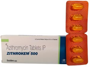 Zithrokem 500mg Tablet