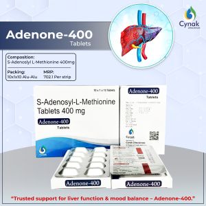 Adenone 400mg S Adenosyl L Methionine Tablets