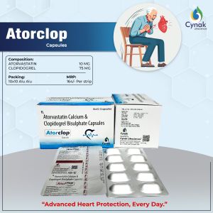 Atorclop Atorvastatin Clopidogrel Tablets