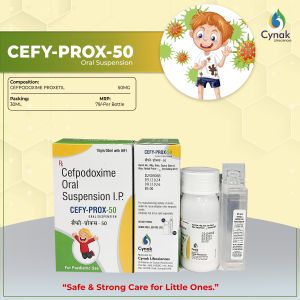 Cefy Prox 50mg Cefpodoxime Proxetil Dry Syrup