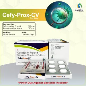 Cefy Prox CV Cefpodoxime Proxetil Clavulanic Acid Tablets