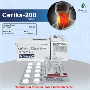 Cerika 200 Cefixime Dispersible Tablets