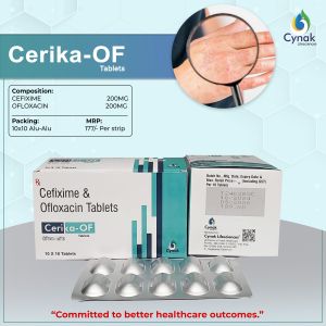 Cerika of Cefixime Ofloxacin Tablets