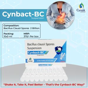Cynbact BC Bacillus Clausii Spores Syrup