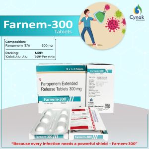Farnem 300mg Faropenem Extended Release Tablets