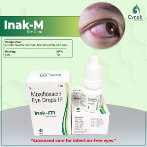 Inak M Moxifloxacin Hydrochloride Eye Drops