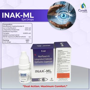 Inak Ml Moxifloxacin Loteprednol Etabonate Opthalmic Eye Drops