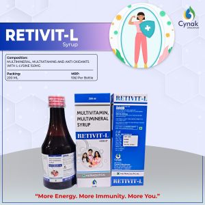 Retivit L Multivitamin Multiminerals Syrup