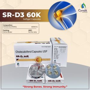 SR D3 60 K Cholecalciferol Softgel Capsules