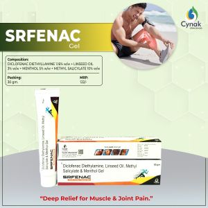 Srfenac Diclofenac Diethylamine Methyl Salicylate Linseed Oil Menthol Gel