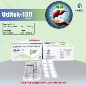 Uditok 150mg Ursodeoxycholic Acid Tablets