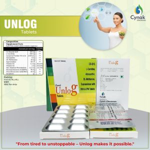 Unlog CO-Q10 L Carnithine Astaxanthin Dl Methionine Supraoxidase DHA EPA Tablets