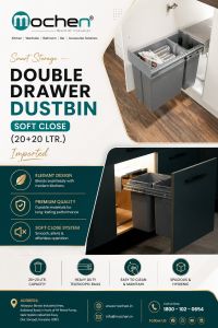 Double Drawer Dustbin