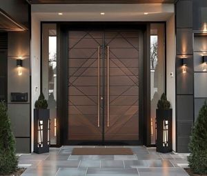 Poplar Wood Flush Door