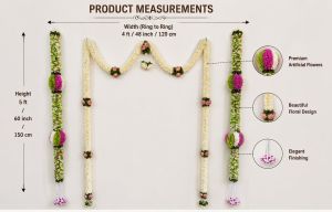 Artificial Flower Door Toran