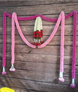 Premium Artificial Flower Door Hanging Set for Wedding, Festival &AMP; Home Decoration | 2 Door Garlands