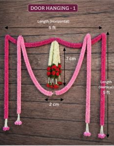 Premium Artificial Flower Door Hanging Set for Wedding, Festival &AMP; Home Decoration | 2 Door Garlands
