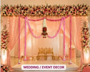 Premium Artificial Flower Door Hanging Set for Wedding, Festival &AMP; Home Decoration | 2 Door Garlands