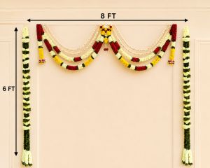 Side Hanging Garlands Artificial Flower Door Toran