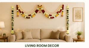 Side Hanging Garlands Artificial Flower Door Toran