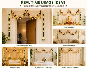 Side Hanging Garlands Artificial Flower Door Toran