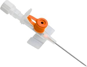 14G IV Cannula with Wings and Injection Port