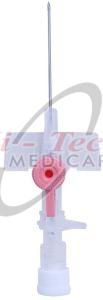 20G IV Cannula with Wings and Injection Port