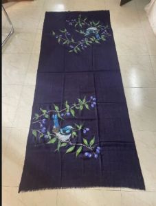 Hand Paint Woolen Stole