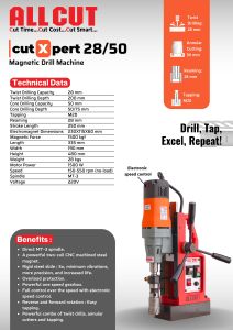 Cutxpert 28/50 V  Magnetic Drill Machine