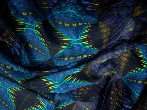 Aurora Facets Printed Fabric