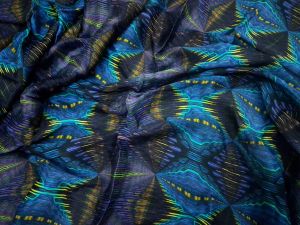 Aurora Facets Printed Fabric