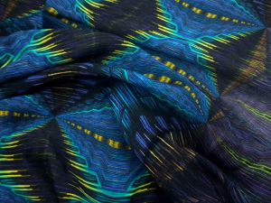 Aurora Facets Printed Fabric