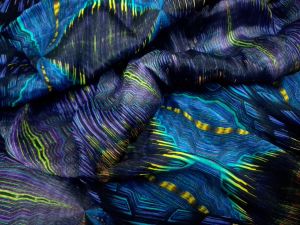 Aurora Facets Printed Fabric