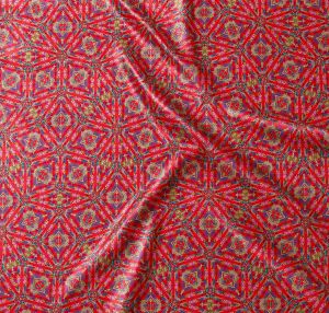 Electric Lattice Printed Fabric
