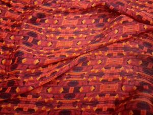Ember Flow Printed Fabric