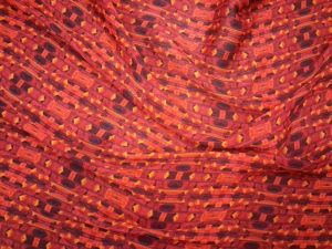 Ember Flow Printed Fabric