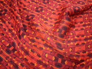 Ember Flow Printed Fabric
