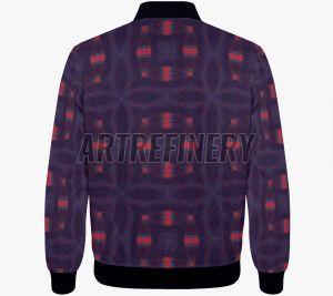 Womens Indigo Morse Code Bomber Jacket
