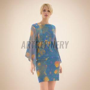Abstract Spring Printed Fabric
