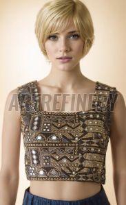 Black Banjara Boho Crop Tops