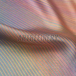 Warm Lines on Aqua Printed Fabric
