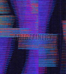 Shining Purple Printed Fabric
