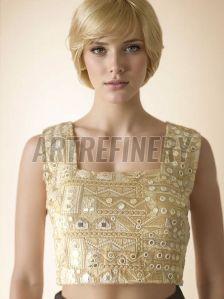 White Banjara Boho Crop Tops
