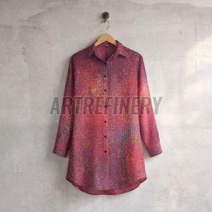 Womens Dark Pink Shirt