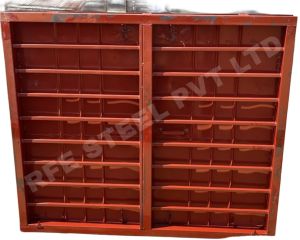 Pressed Steel Window Frame With Shutter