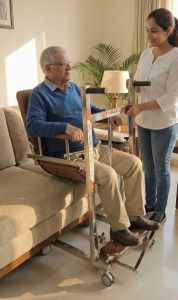 Patient Lifting and Transfer Chair 6 In 1 (Viraajo-1)