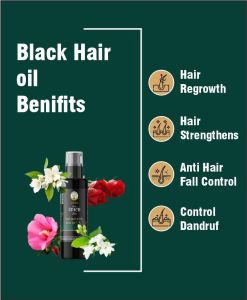 200 Ml Mantraushadhi Black Hair Oil