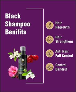 200 Ml Mantraushadhi Black Shampoo