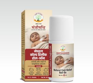 40 Ml Mantraushadhi Balraksha Cold Relief Roll On