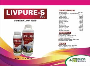 Livpure S Vet Fortified Cattle Liver Tonic